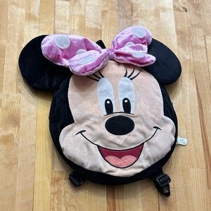 Disney Minnie Mouse Pink and Black Kids Backpack